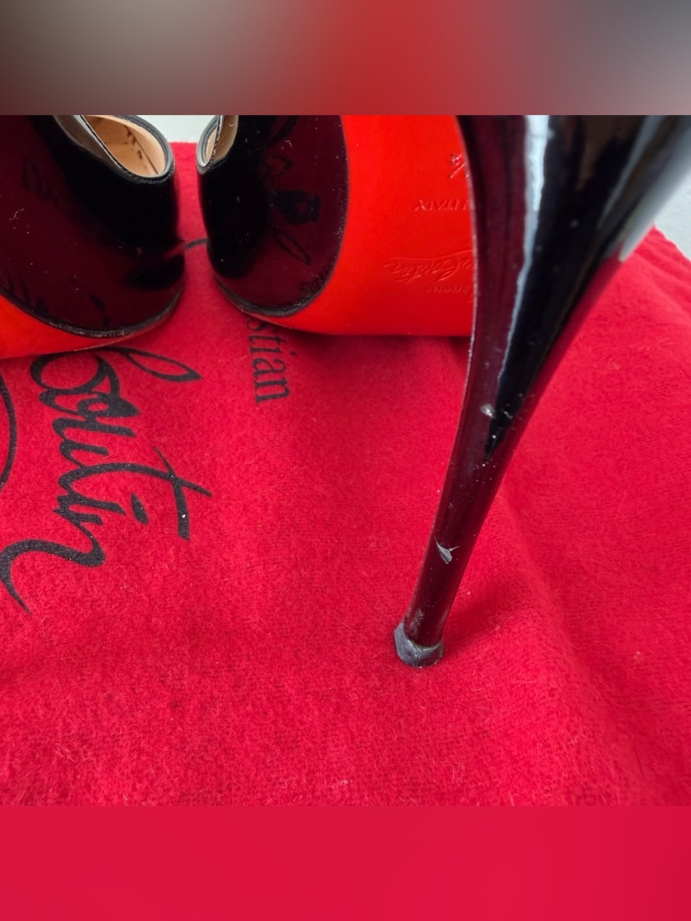 Christian Louboutin So Kate Pointed Toe Pump 120mm Black patent leather US 7.5 - Picture 7 of 16
